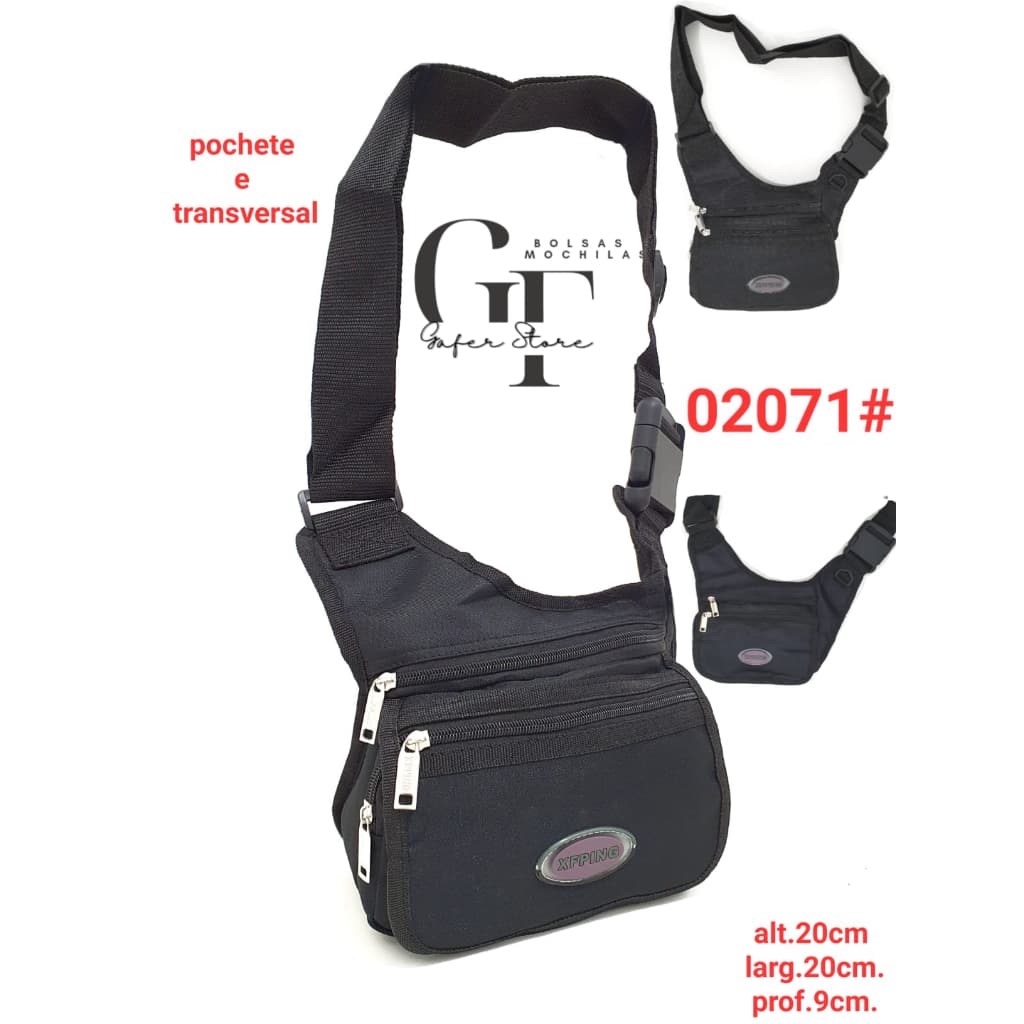 Pochete Reforçada Bolsa De Cintura Masculina XFPING 02071