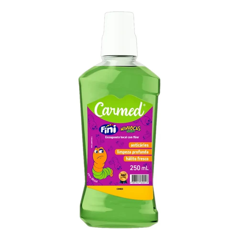 Carmed Enxaguante Bucal Fini Minhocas 250ml