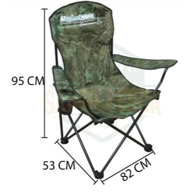 Cadeira Tipo Diretor Marine Sports XD07 - Com Braço e Porta Copos