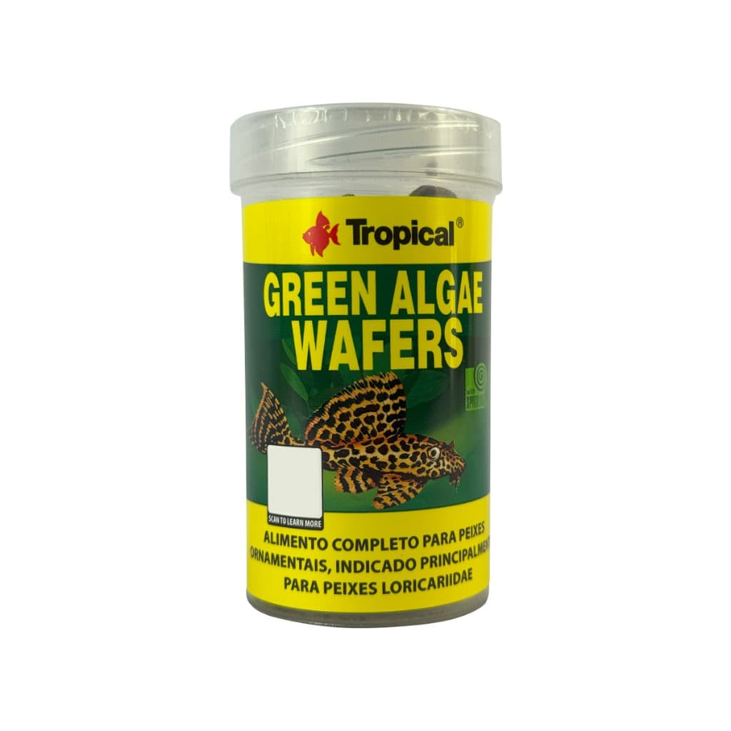Ração Tropical Green Algae Wafers 45g Para Peixes De Fundo