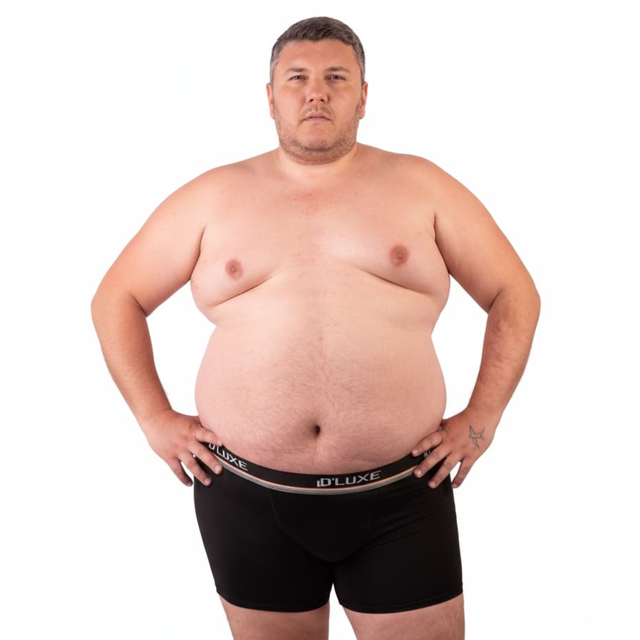 Kit 2 Cuecas Plus Size Microfibra Lisa Cueca Extra GG