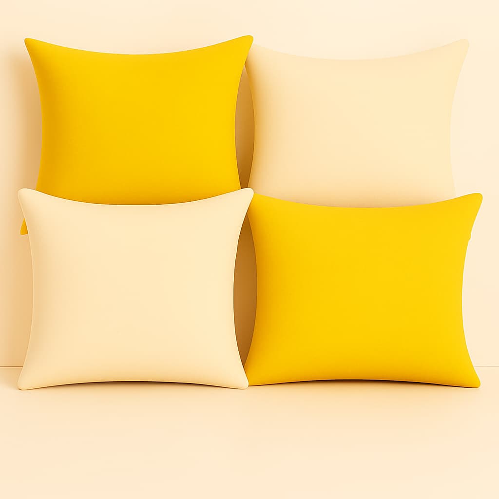 Kit 4 capas de almofadas decorativas em oxford