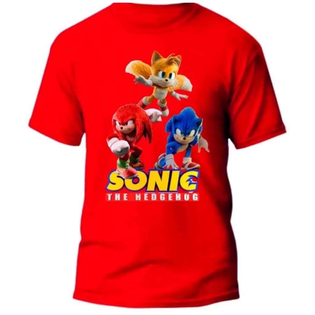 camiseta turma personagem menino jogo em algodão juvenil