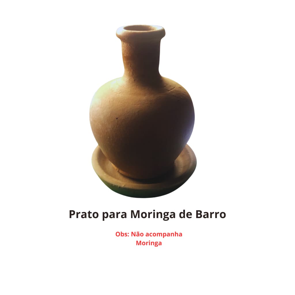 Prato para Moringa de Barro - Prato para vaso de planta P