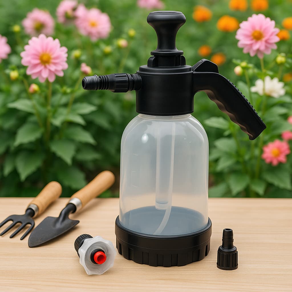 Pulverizador Manual 2l Borrifador Aplicação Inseticidas Herbicidas Fungicidas Soluções Naturais Jardim Carro Limpeza