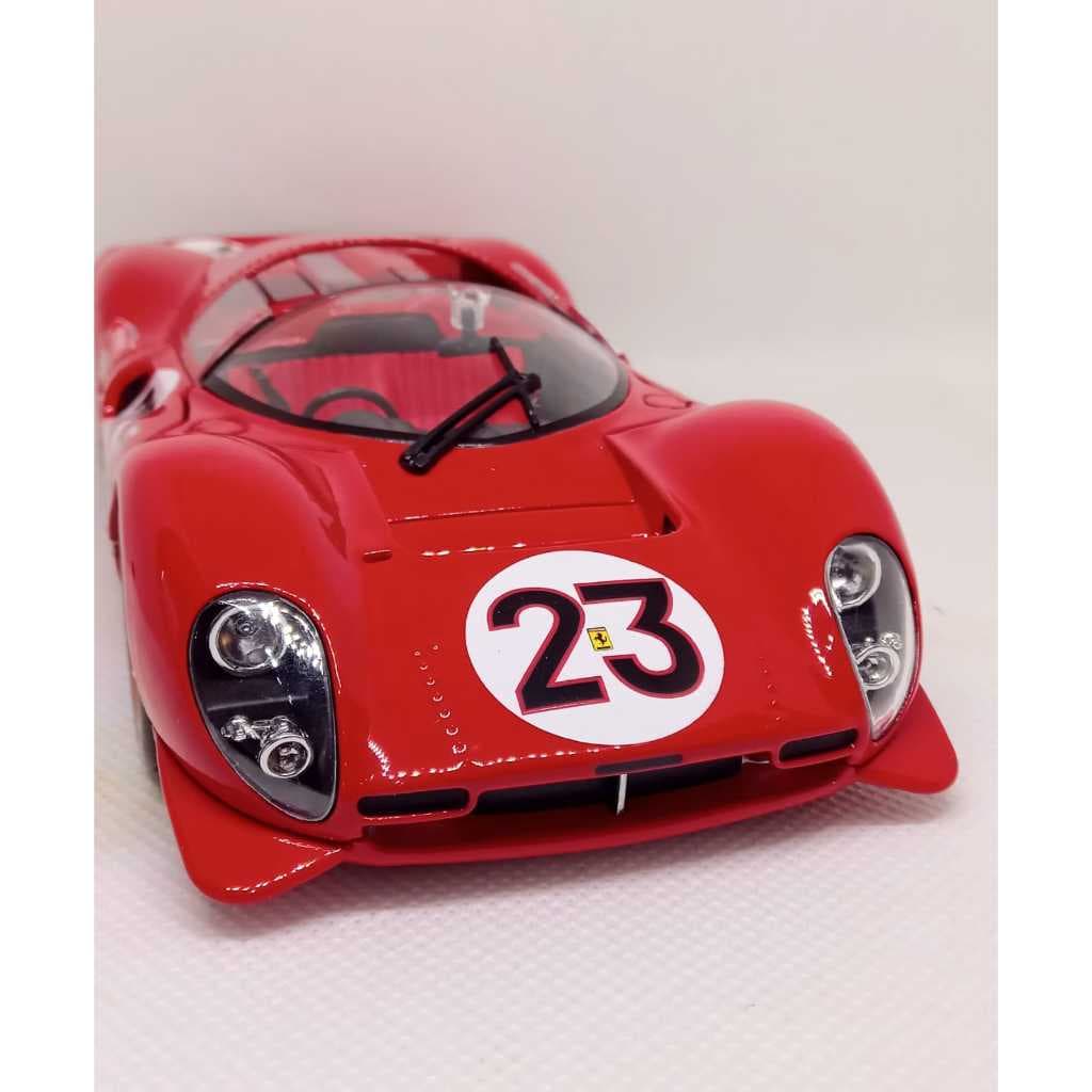 Miniatura Ferrari F330 Daytona 1967 Burago 1:24 metal Diecast colecionável Licensiada