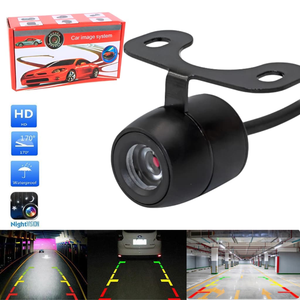 Camera D Ré Visão Noturna Colorida Automotiva 36