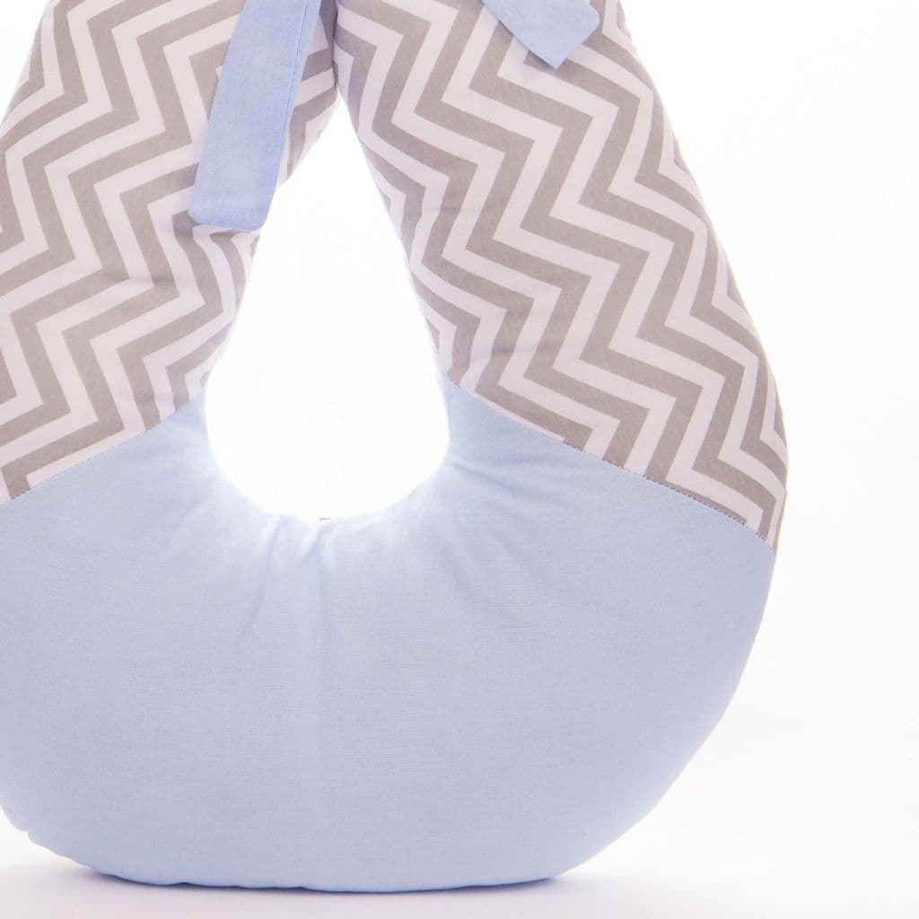 Almofada para Amamentação de Bebe Tema de Chevron Roupa de bebe