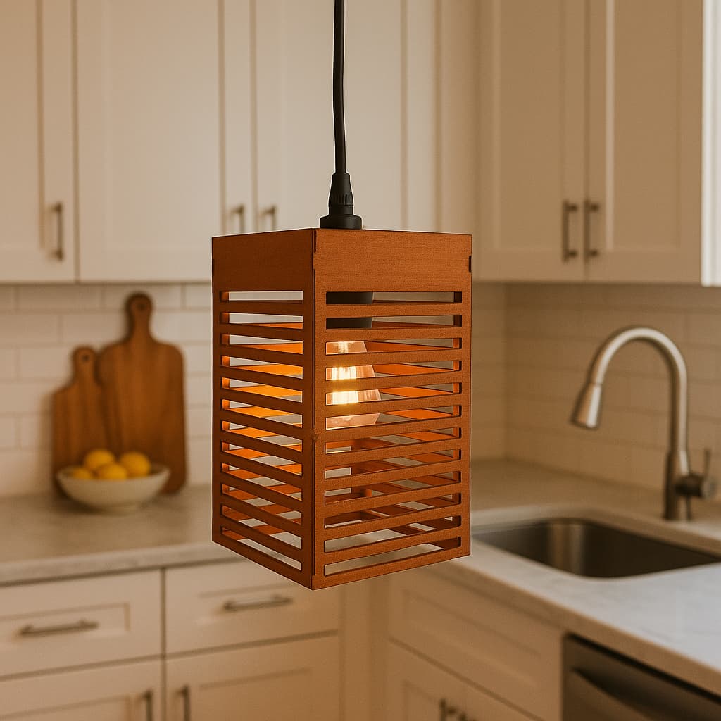 Luminária Pendente de Teto Estilo Moderno Área Gourmet - Rústico