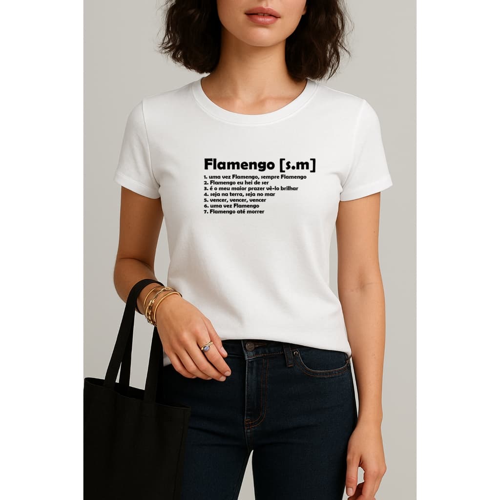 Camiseta Feminina Babylook Times de Futebol Variados 100% Algodão Várias Cores