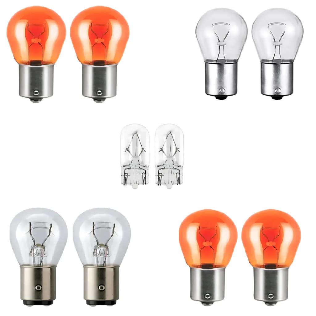 Kit Lâmpadas Lanterna Seta Ré Freio + T10 - 12v 1 E 2 Polos