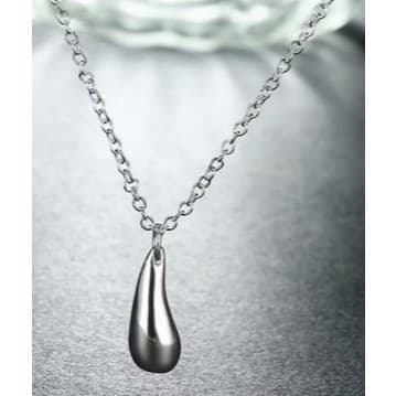 Colar Gota em Aço Inoxidável Feminino