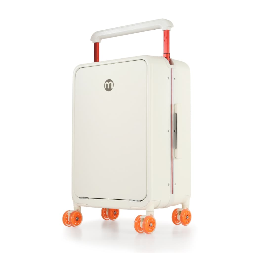 Mala de Viagem Pequena de Bordo 10 kg Policarbonato Chicago Maloa Branco