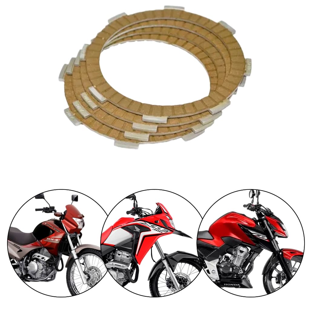 Disco Embreagem -  Honda - Cb300 - Xre300 - Nx400 - Falcon - Scud