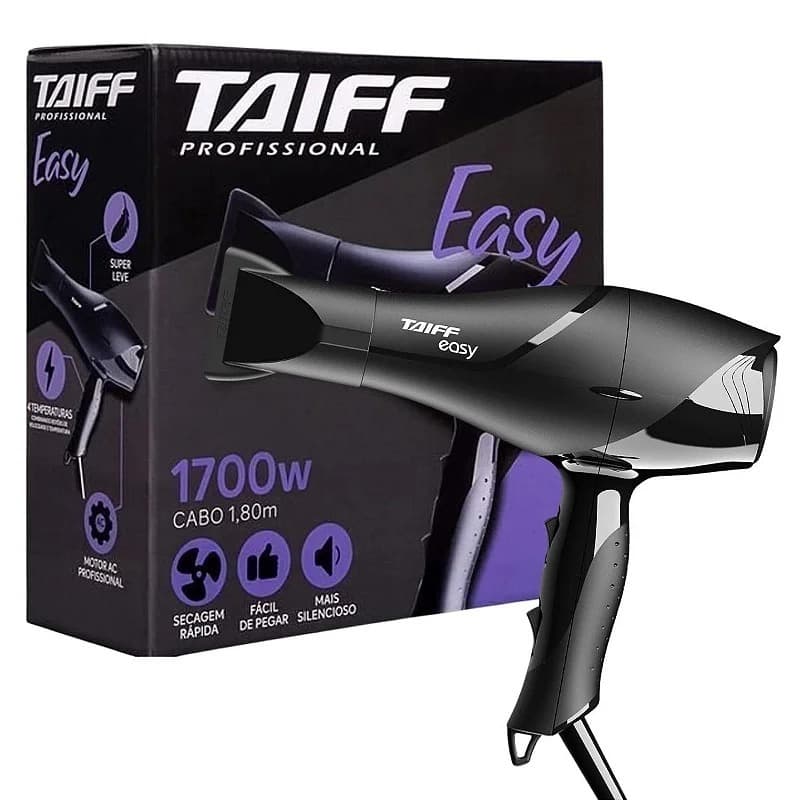 SECADOR DE CABELO TAIFF EASY 127V + BRINDE