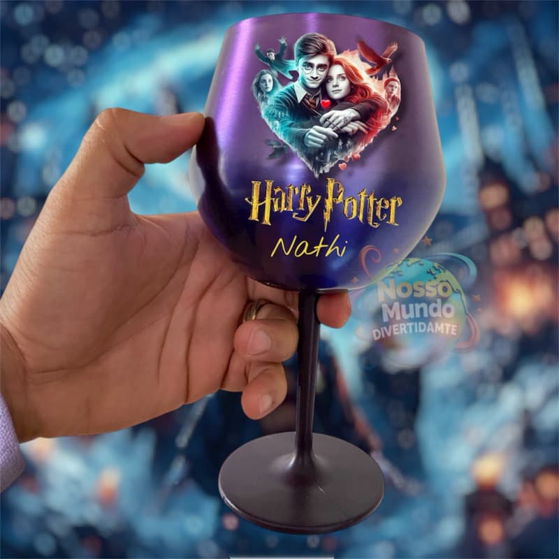 Taça térmica copo 2 em 1 Harry potter
