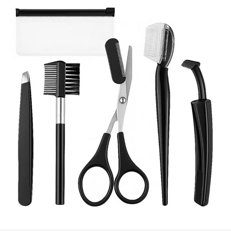 Kit Design de Sobrancelha Com 5 Peças acompanha Necessaire