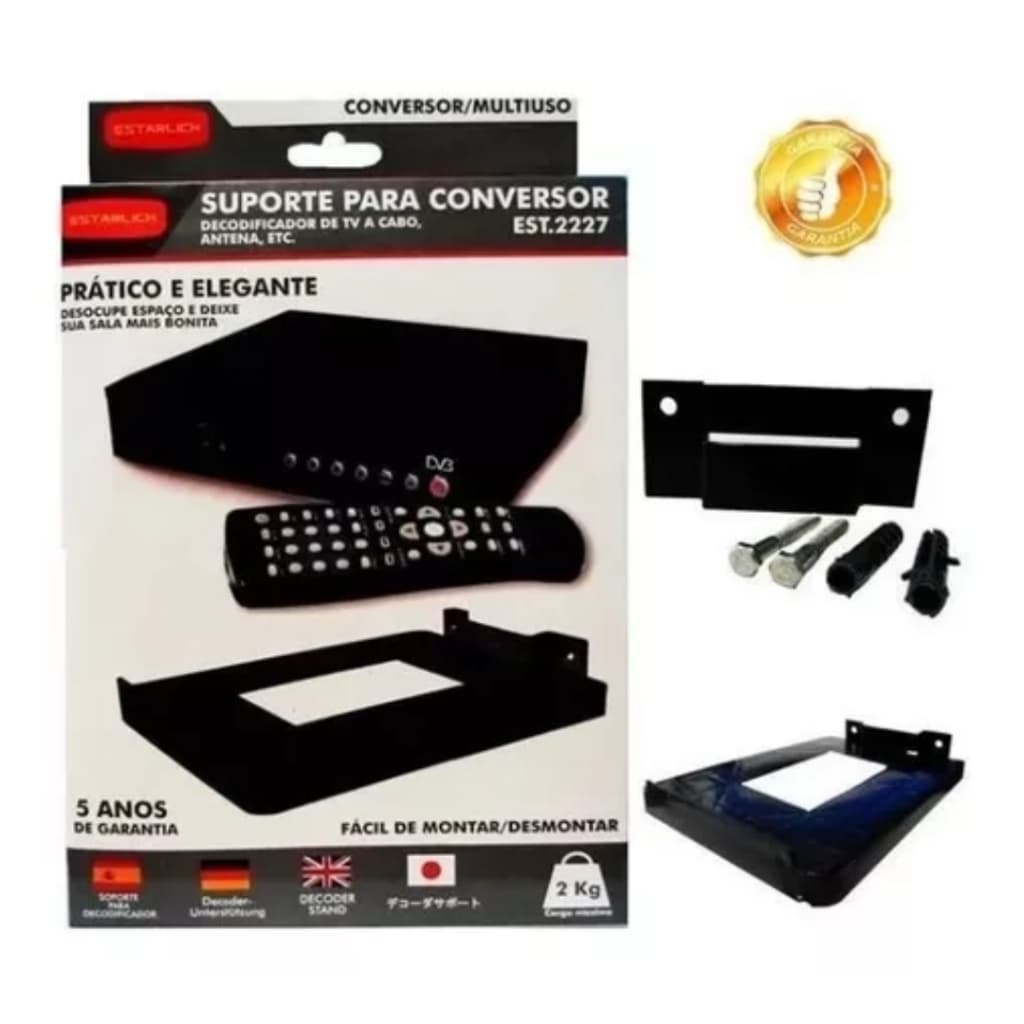 Suporte  Para Colocar Aparelho Modem Roteadores  TV a Cabo