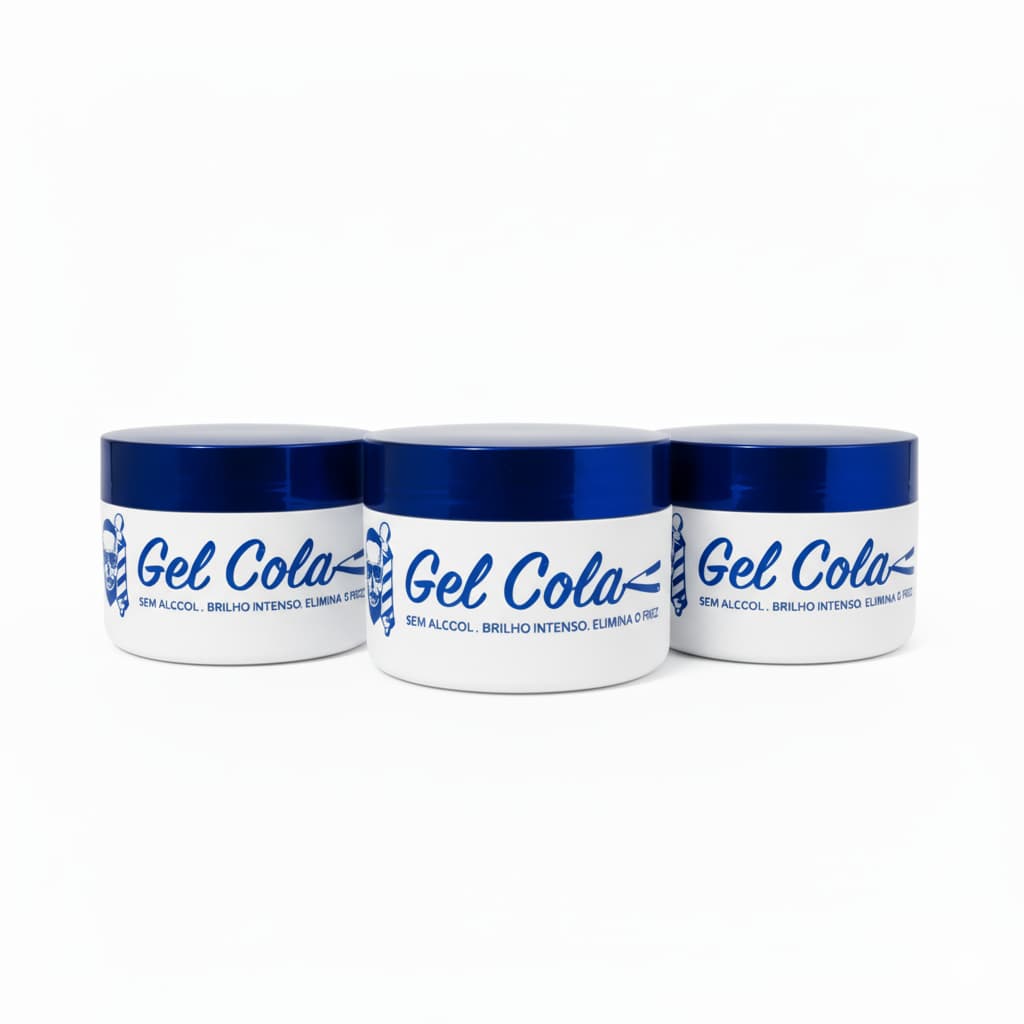 kit 10 gel cola 300g premiun fixa profissional