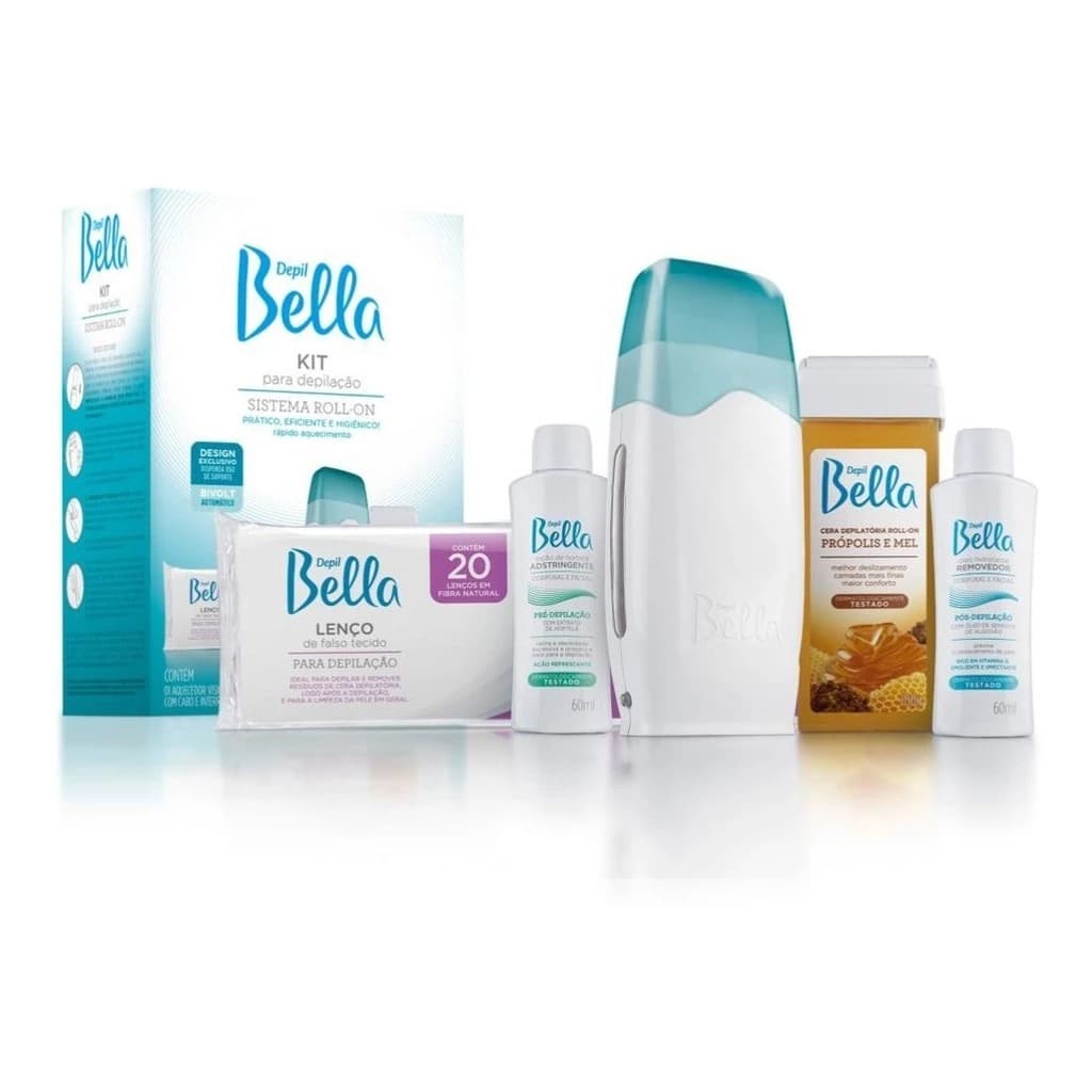 Kit Depilação Sistema Roll-on Bivolt Depil Bellla