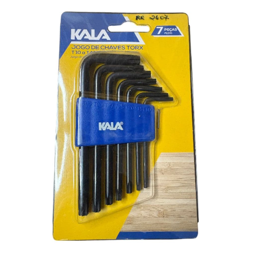 Jogo de Chaves Torx T10 a T40 - Kala