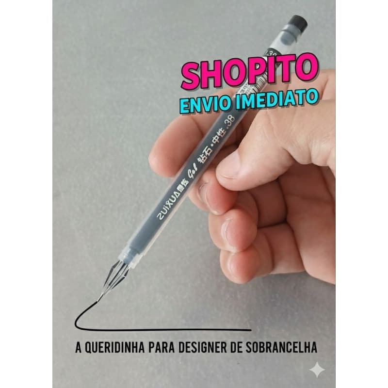 caneta gel para marcação Ponta Fina 0.38