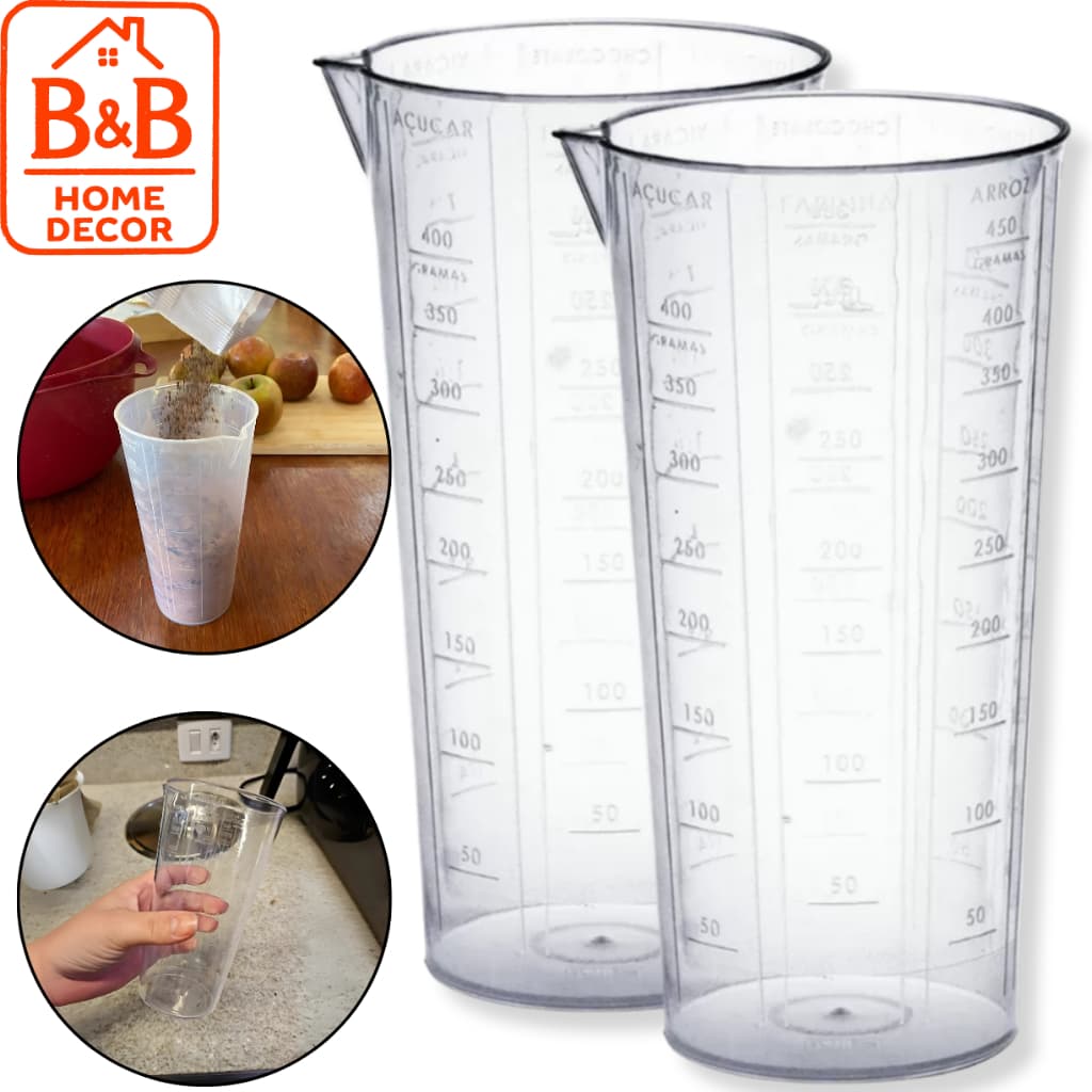 Medidor Graduado 500ml – Praticidade para Suas Receitas com Medidas Exatas
