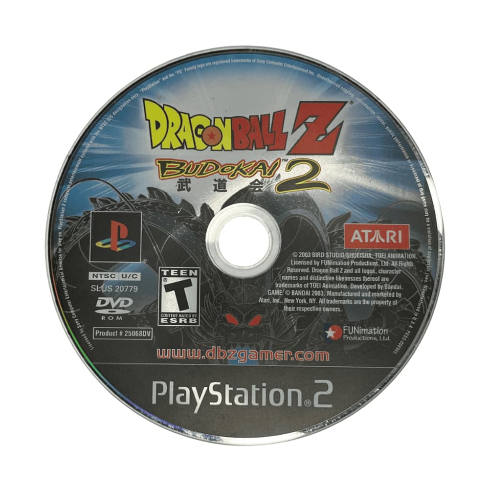 Dragon Ball Z Budokai 2 (Somente Disco) - para PS2 (Seminovo)