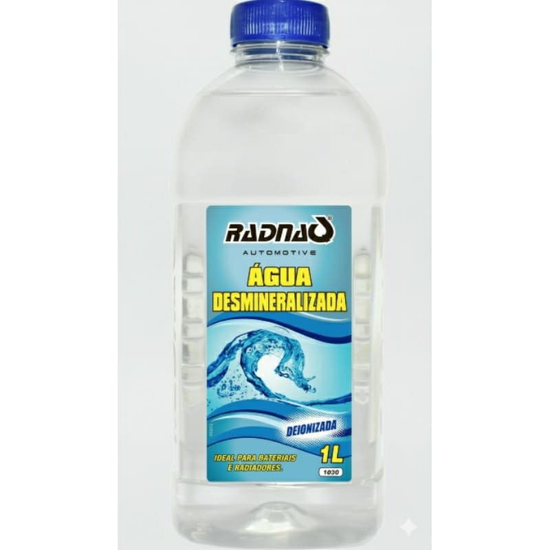 Água Demineralizada Radiador e Baterias 1L RADNAQ