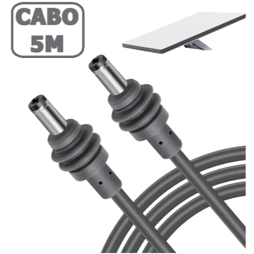 Cabo Carregamento 5M Para Starlink Mini Power Tipo Dc / Dc - 5 Metros