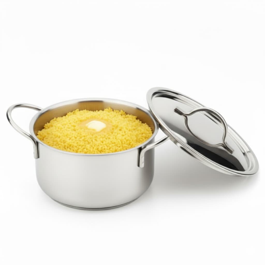 Mini Panela de Inox com Tampa e Alça Ideal para Servir Porções, Petiscos e Molhos Individuais - Tuut