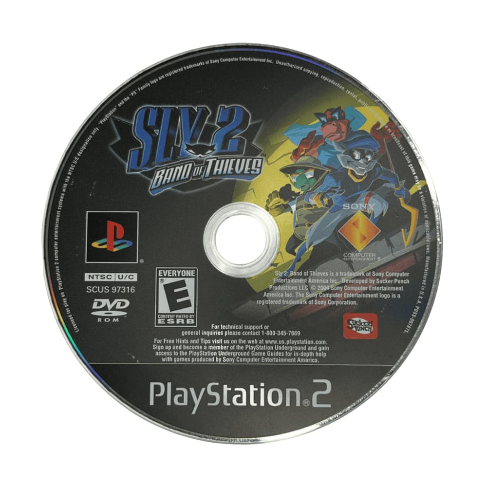 Sly 2 Band of Thieves (Somente Disco) - para PS2 (Seminovo)
