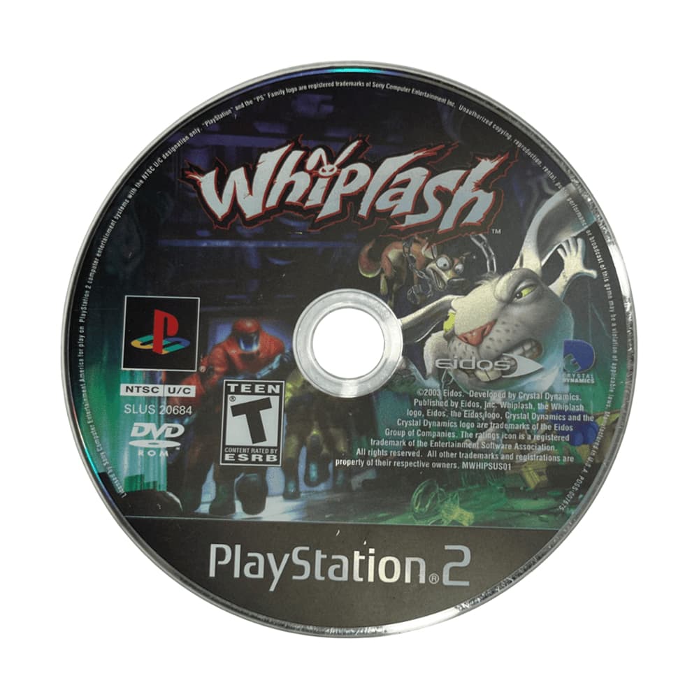 Whiplash (Somente Disco) - para PS2 (Seminovo)