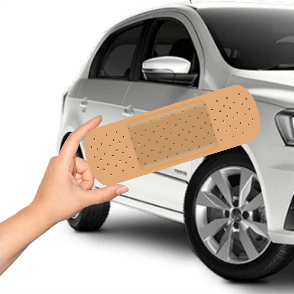 Adesivo Band-aid Fake Gigante Curativo Carro Humor Diversão nas Ruas