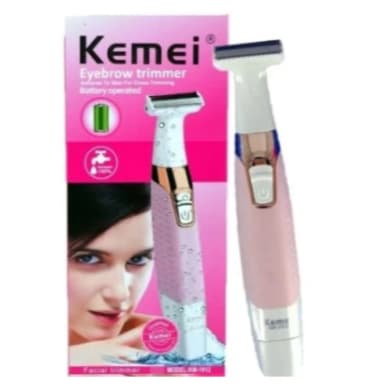 Aparador Elétrico de pelos femininos Pernas Axilas Virilha Kemei KM-1900 Recarregável