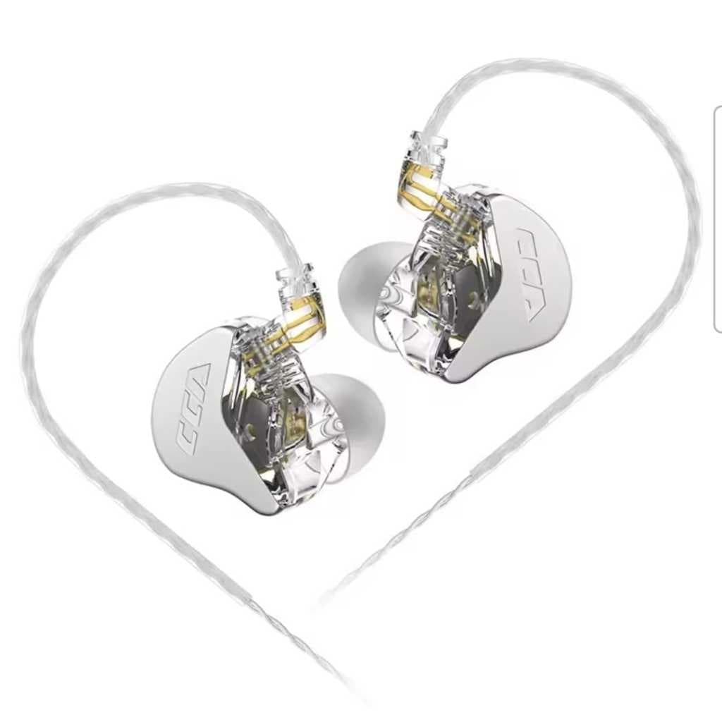 Fone De Ouvido In Ear CCA CRA Palco Gamer (prata/cromo) sem microfone