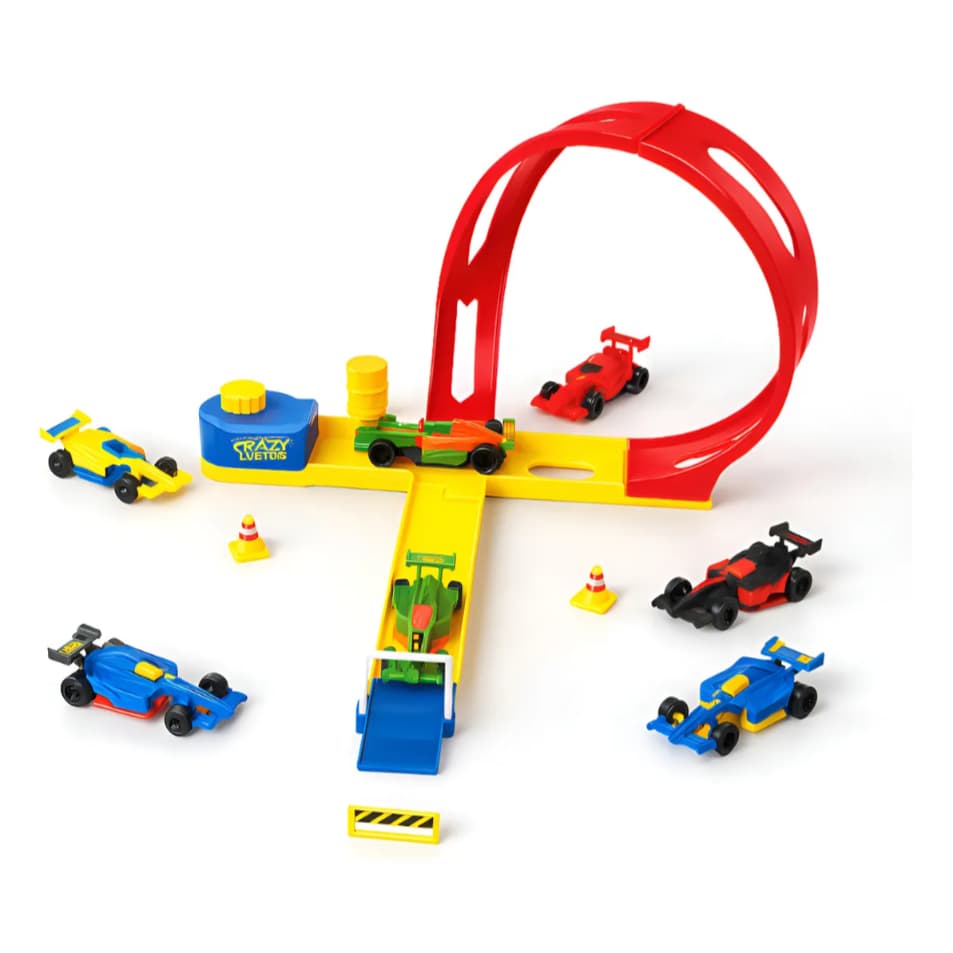 Pista Lança Carro Crazy Looping Alitoys