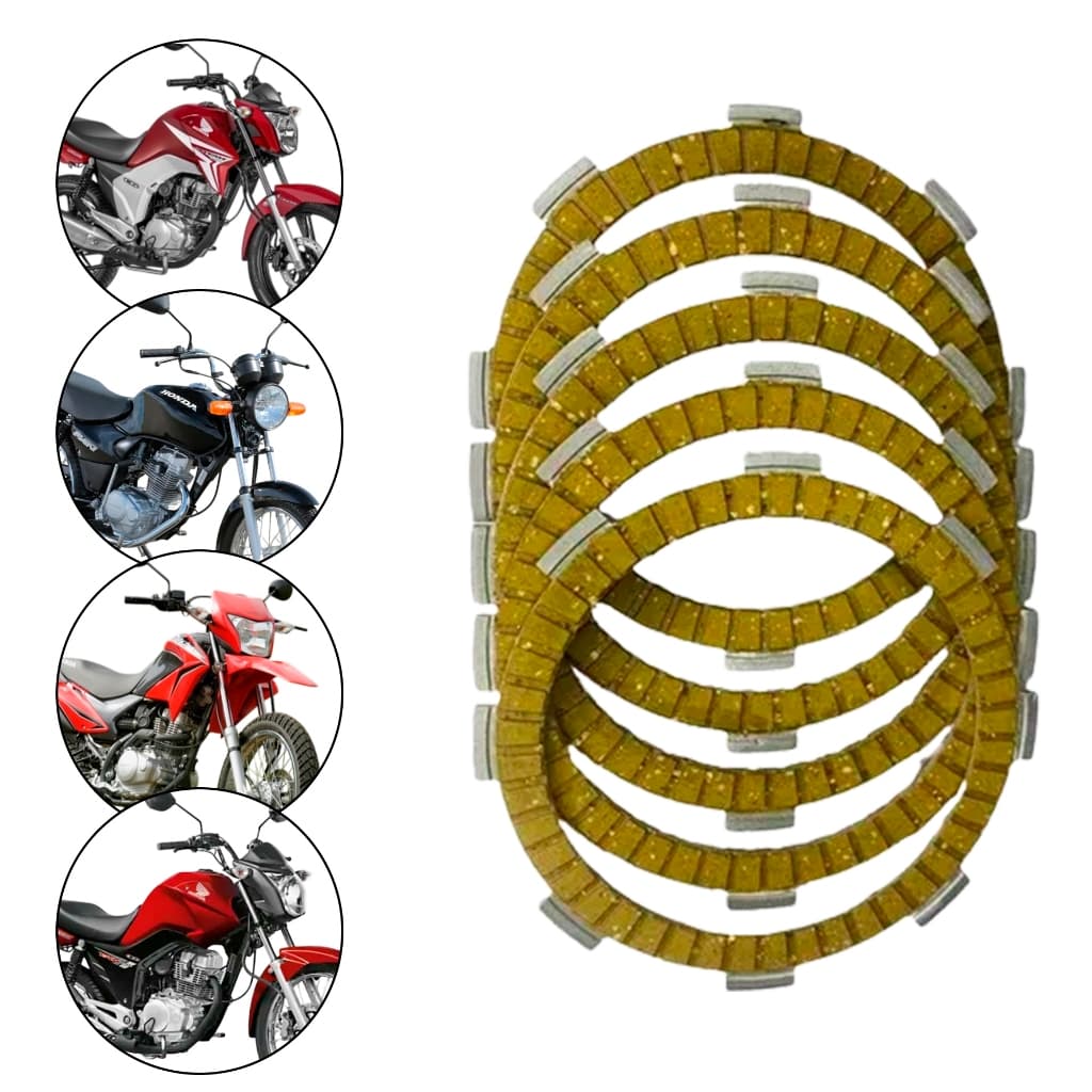 Disco Embreagem - Titan 150 - Cg125 - Bros 150 - Fan 125 150 - Scud