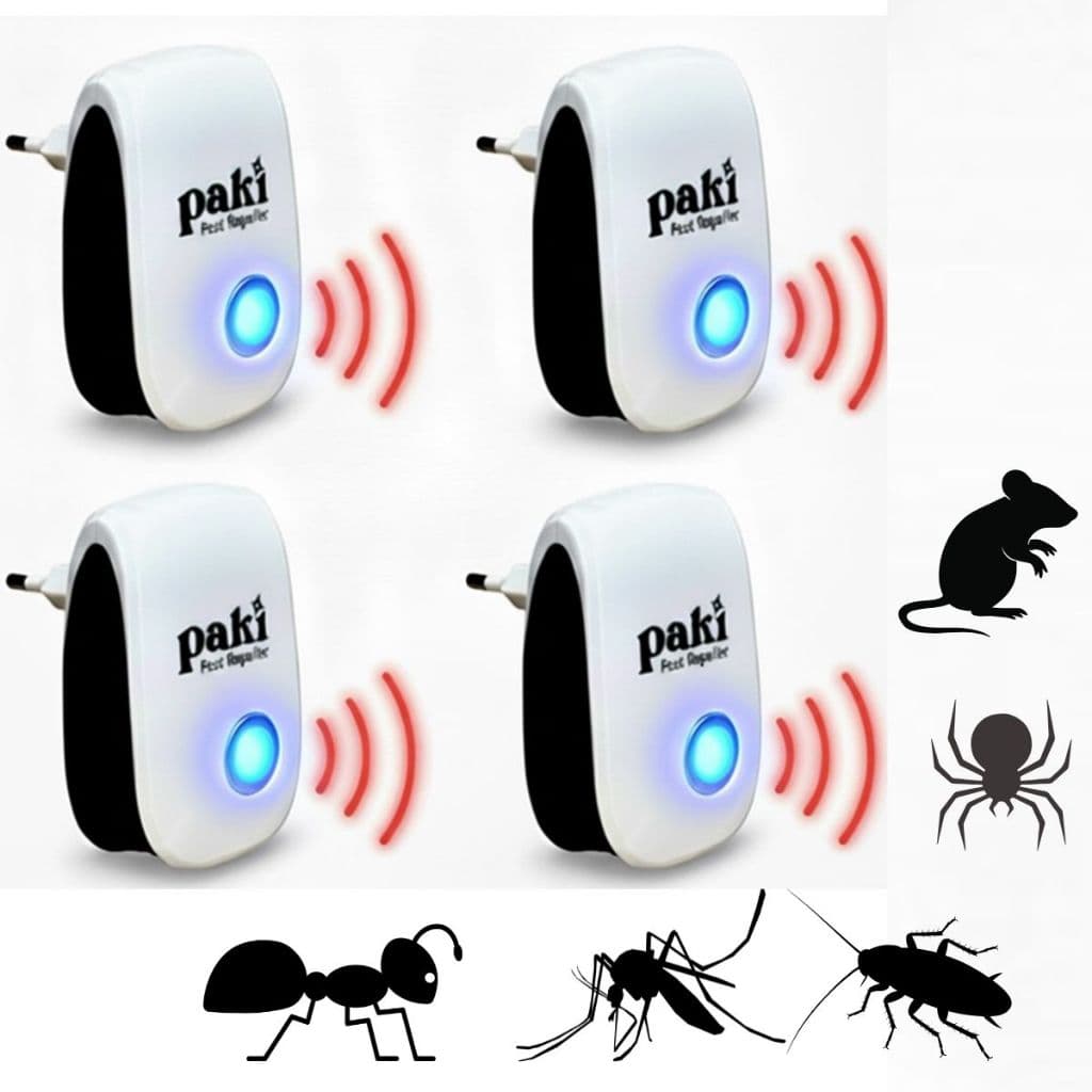 10x Repelente Eletrônico De Tomada Ultrassonico Mata Mosquito Insetos Rato Dengue Bivolt Rato Aranha