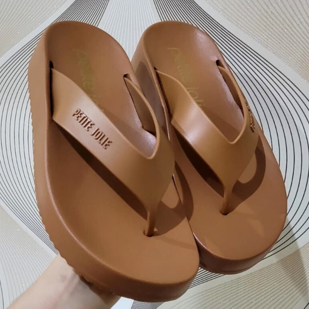 Chinelo Lançamento Feminino Flatform Petite Jolie PJ 6818 Confortável