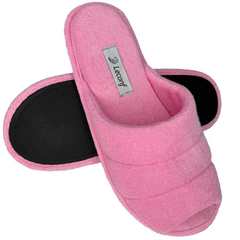 Pantufa Feminino Atoalhada Chinelo Pelúcia Confortável Leve Envio Rápido