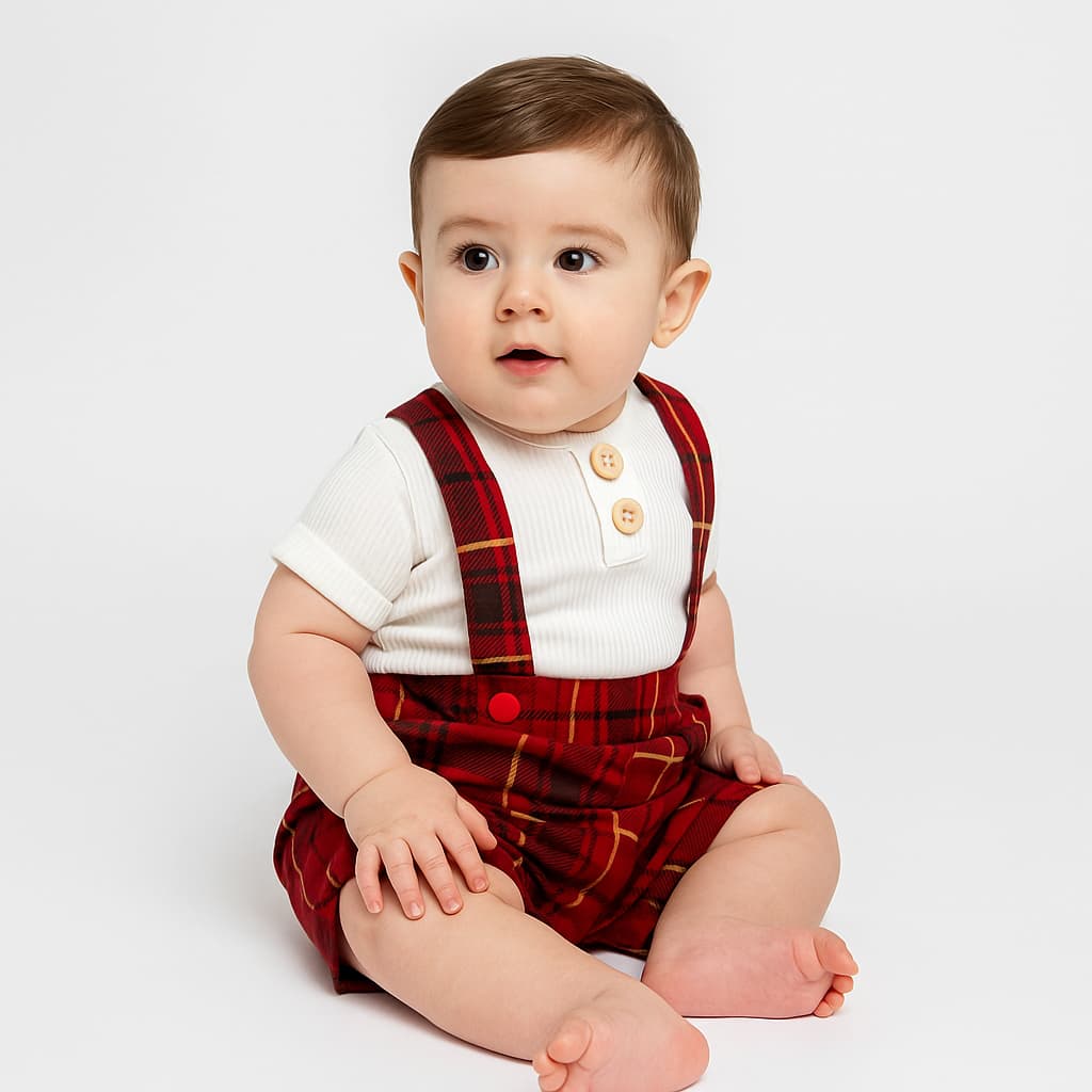 Conjunto Natal Menino Para Ensaio Familia Primeiro Natal