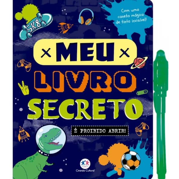 Diário com Canetinha Magica