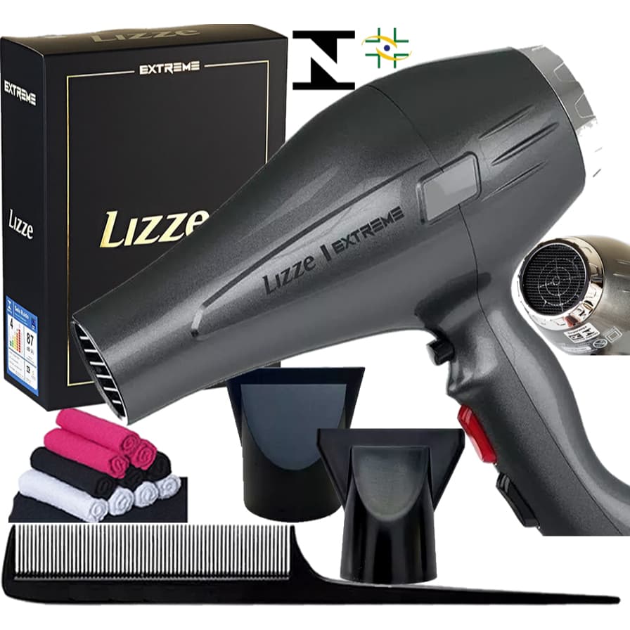 Secador Lizze Extreme 2400w Lançamento Original + 2 Brindes