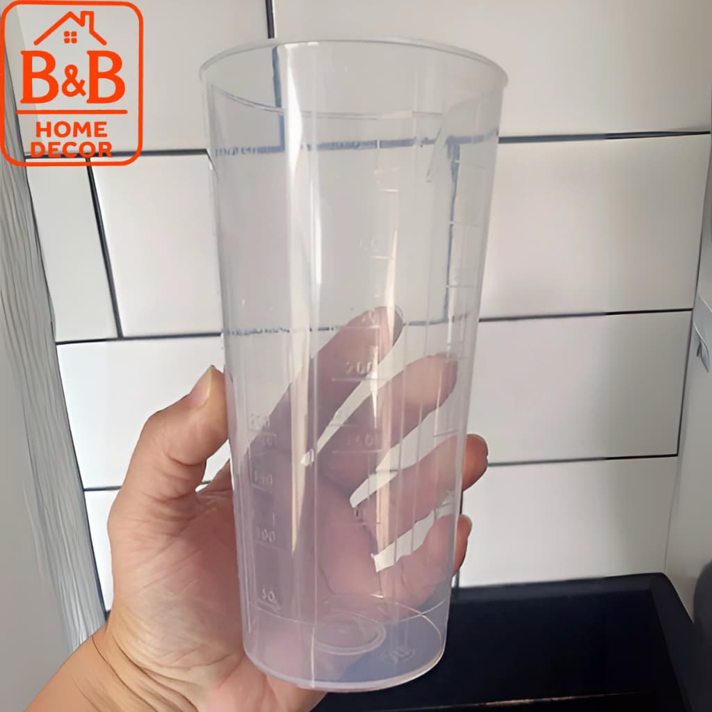 Copo Medidor 500ml Kit Duplo para Cozinha Graduado Relevo Preciso Chocolate Xícara