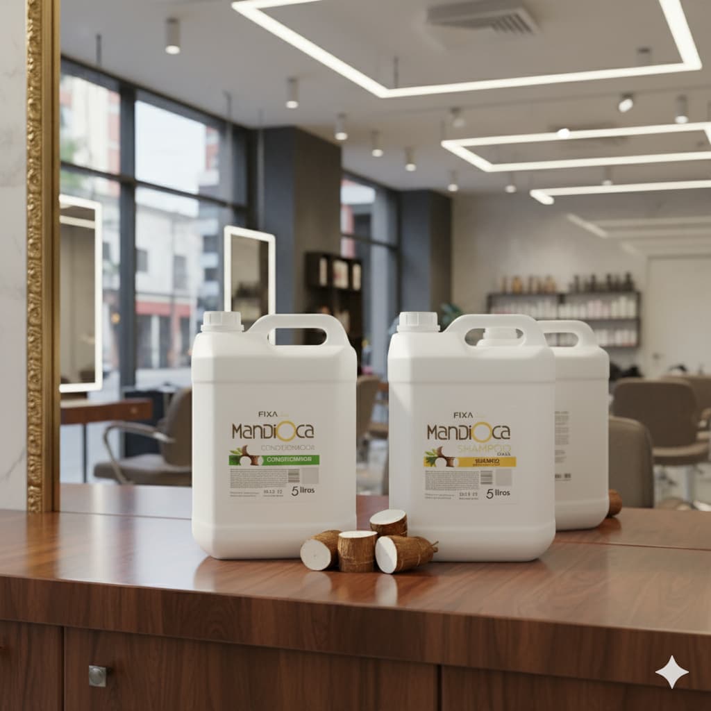 kit condicionador e shampoo 5 litros galão PROFISSIONAL fixa liss hidratação profunda