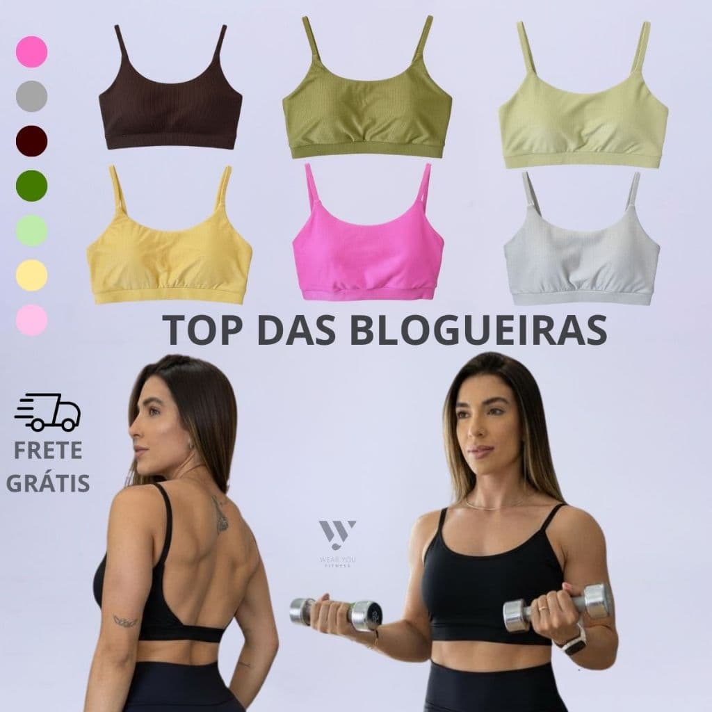 Top Fit Blogueiras Costas Alça Fina Com Compressão Duplo Sem Transparência Básico Academia Treino Corrida Esportes