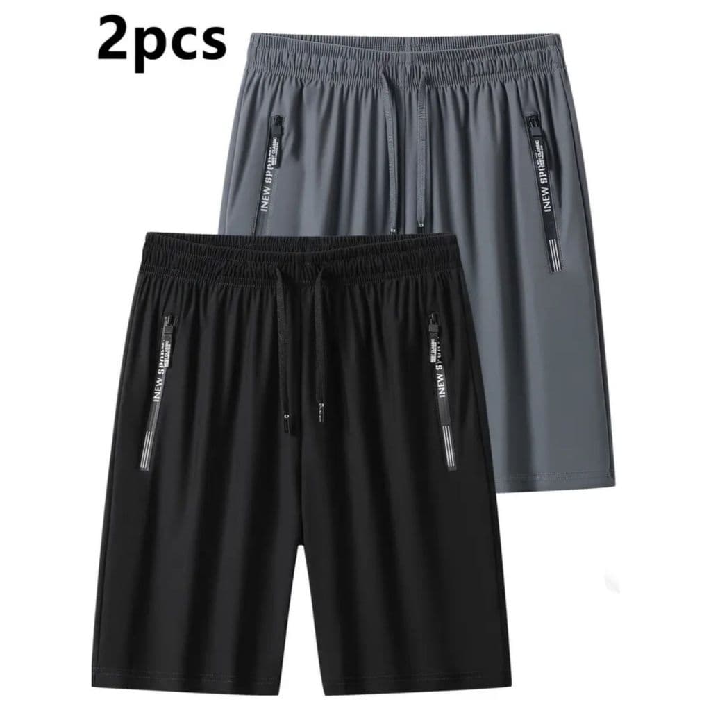 Bermudas Dry Fit Tecido Gelado (KIT 2 ) Premium Casual Academia e Treinamento Externos e Internos