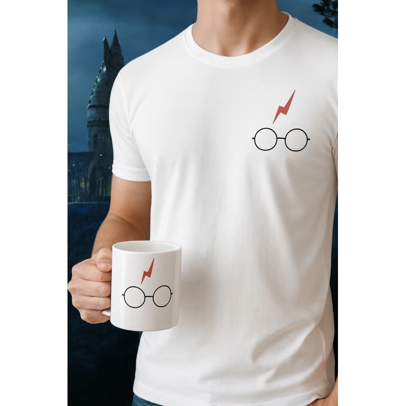 Combo Mágico Harry Potter | Camiseta + Caneca Personalizada