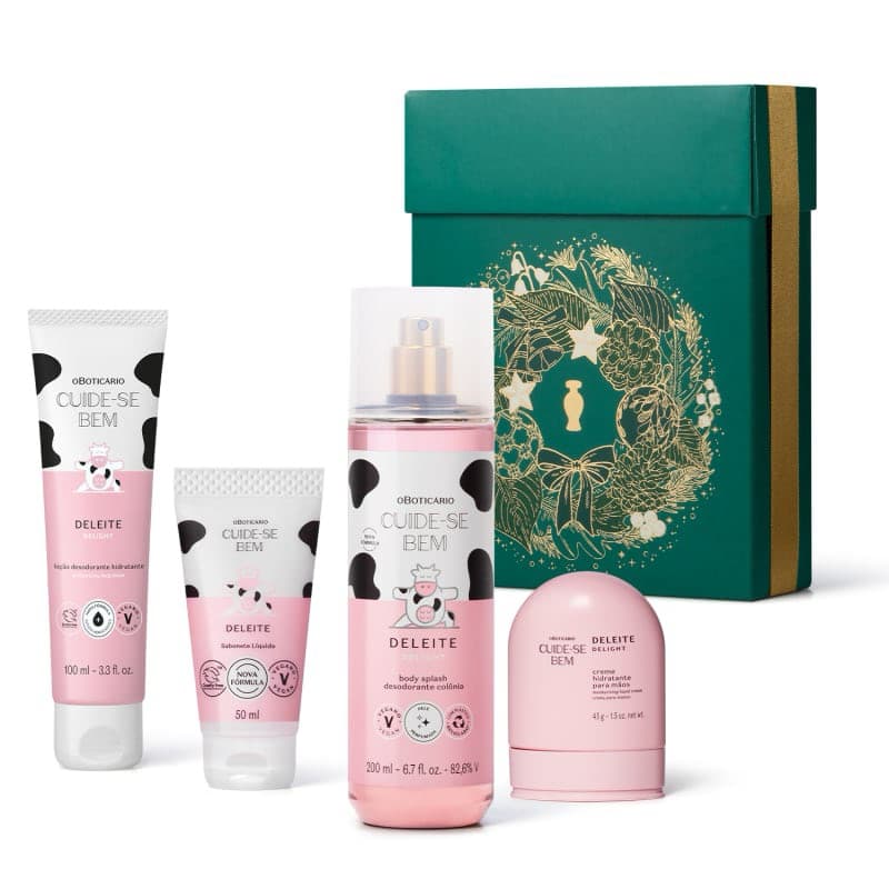 Kit Cuide-Se Bem Deleite o Boticário (5 Produtos)